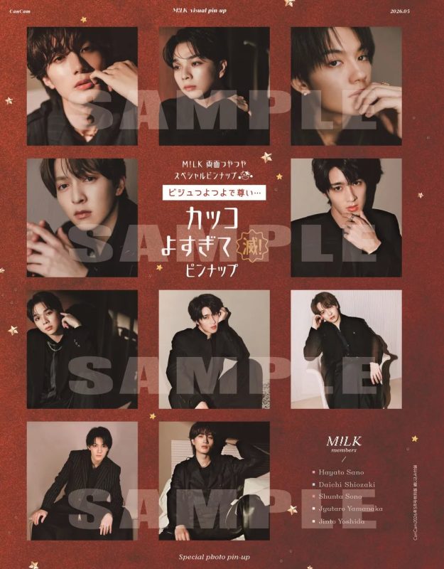 M!LK CanCam ピンナップ